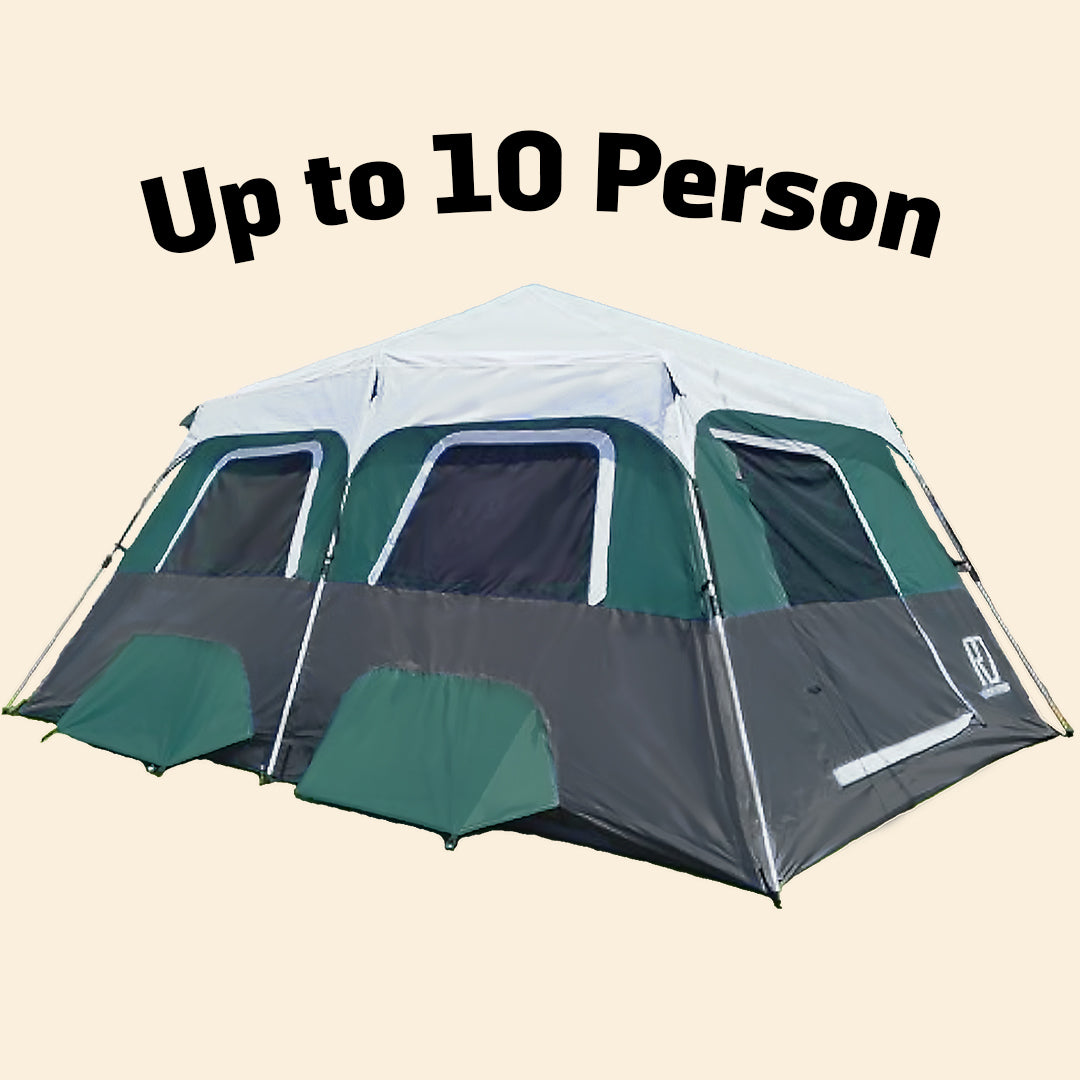 Extra Large-Sized 5 Secs Cabin Tent (Up To 10 Person)