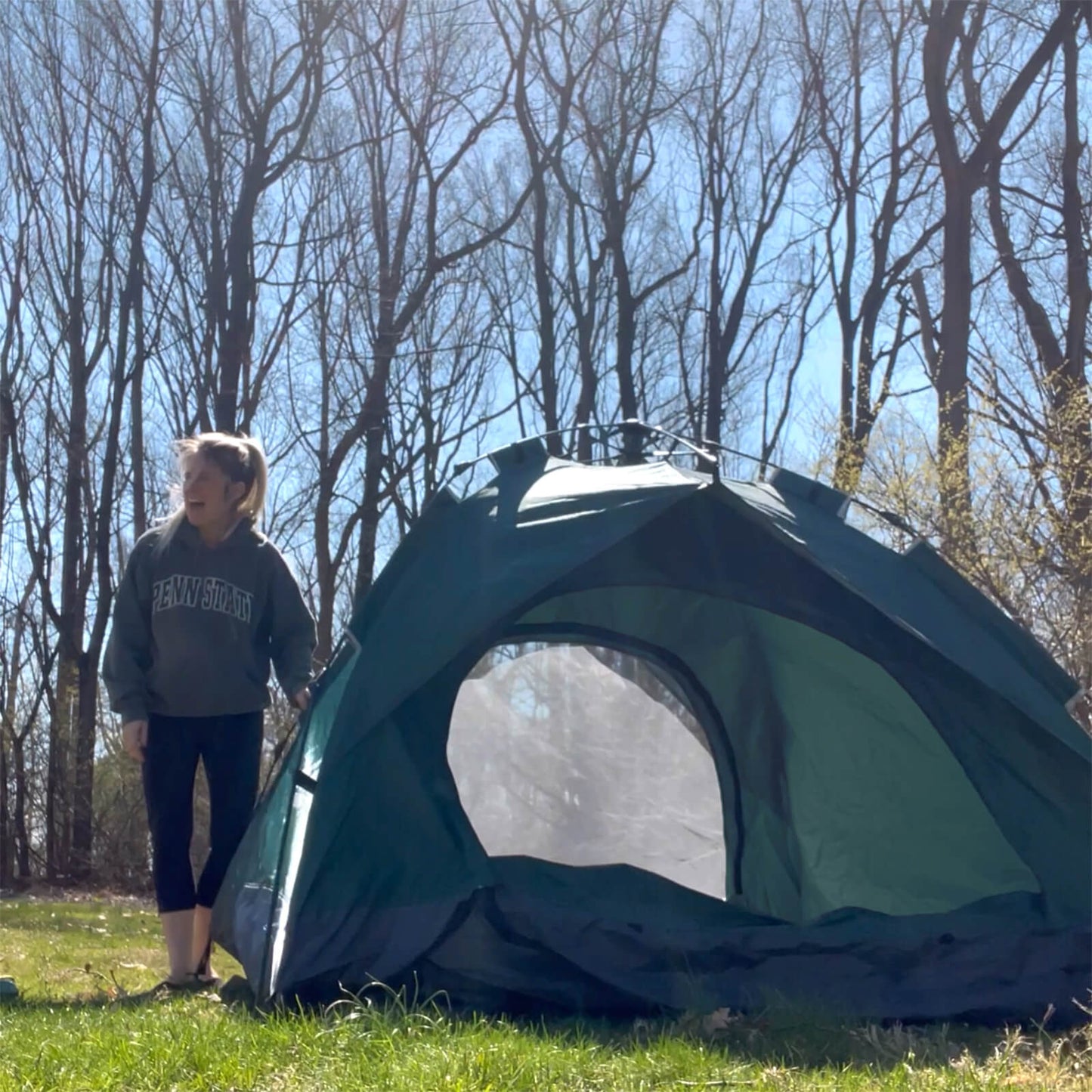 Large-Sized 3 Secs Tent + FREE Camping Tarp (For 2-3 Person, EU)