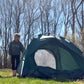 Tente 3 Secs Tent de petite taille + bâche de camping GRATUITE (Pour 1 á 2 personnes).
