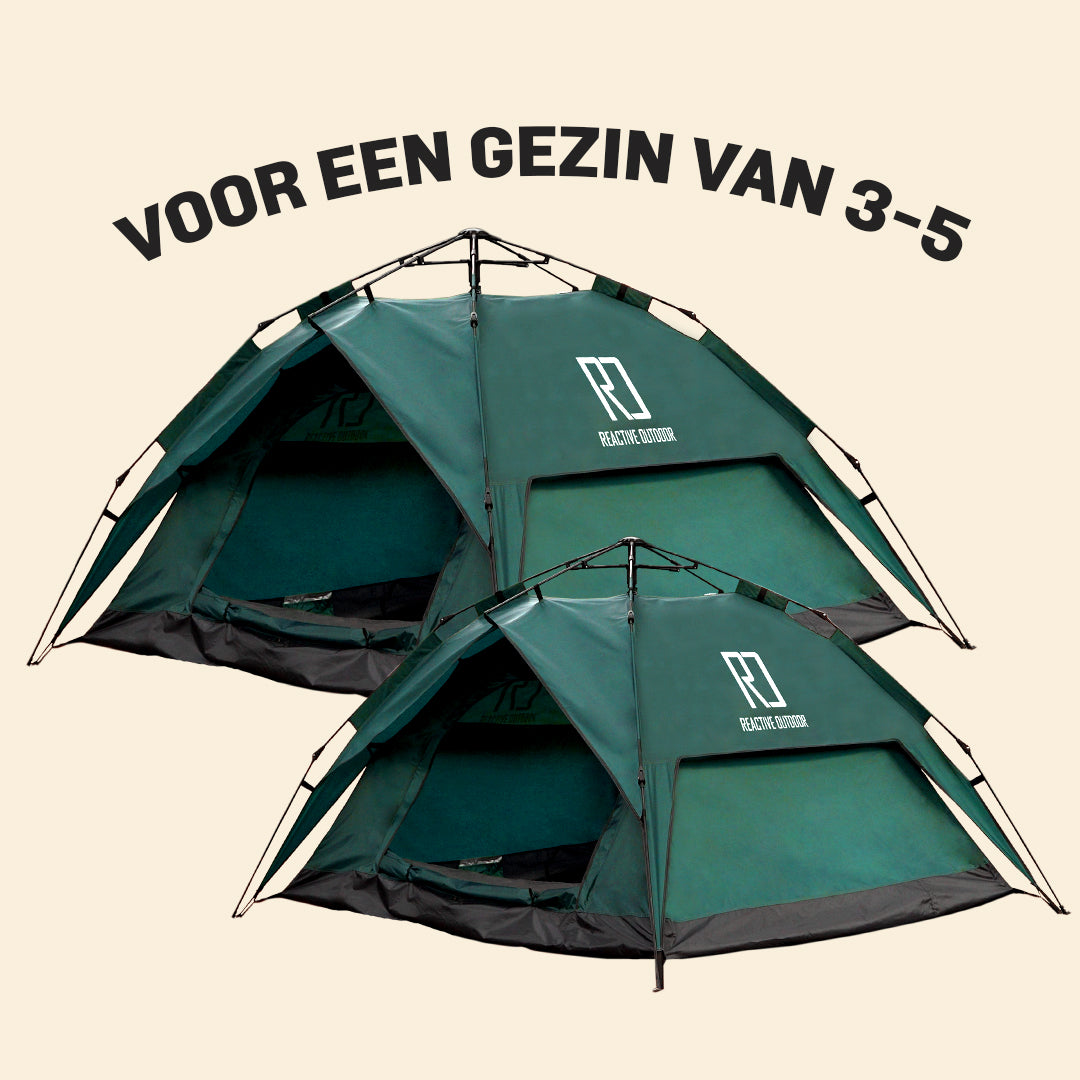 1 Kleine + 1 Grote 3 Sec Tent (Familiepakket, NL)