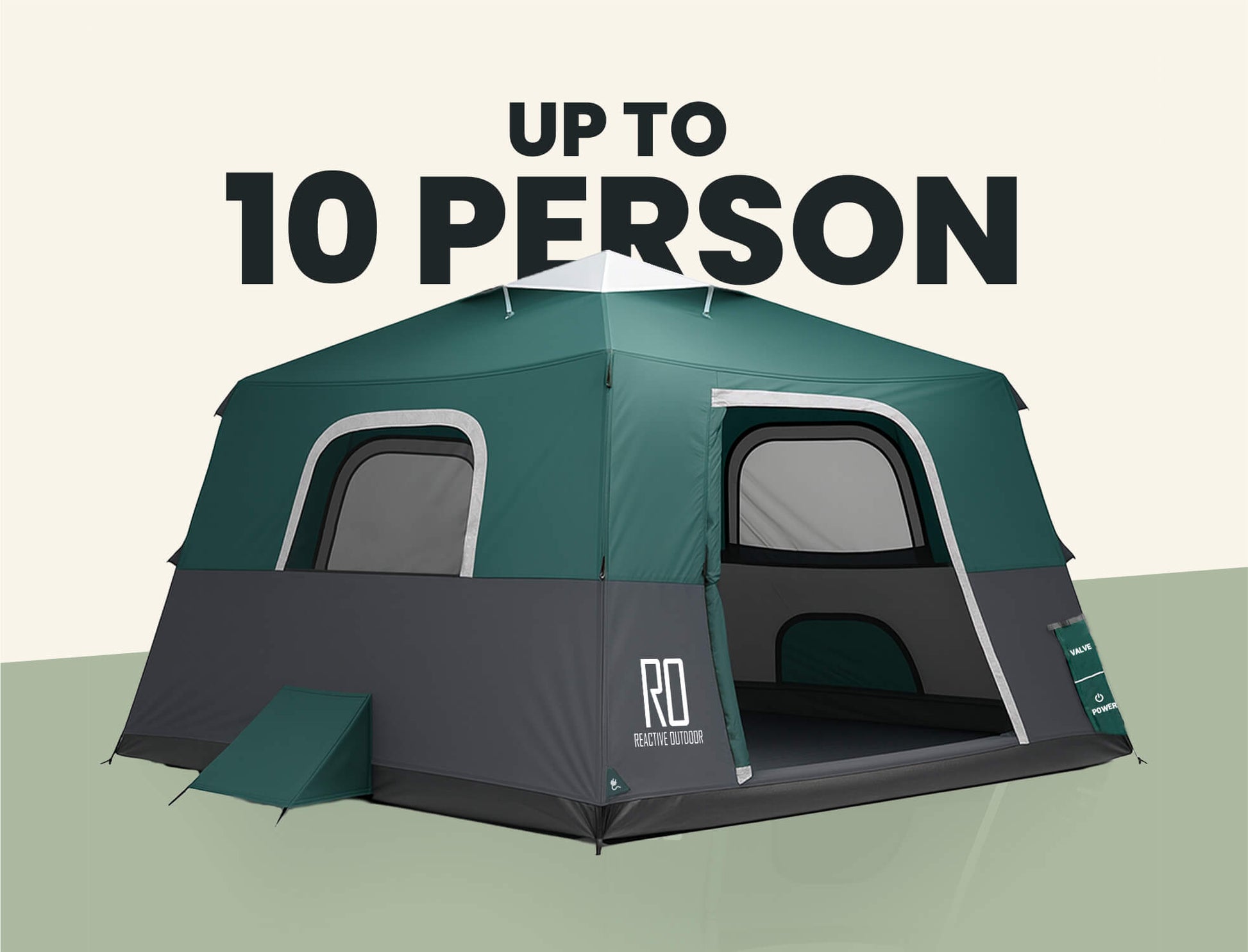 Instant Pop Up Camping Tent Family 2-4 Person Auto Tent Waterproof – Reactive Outdoor
