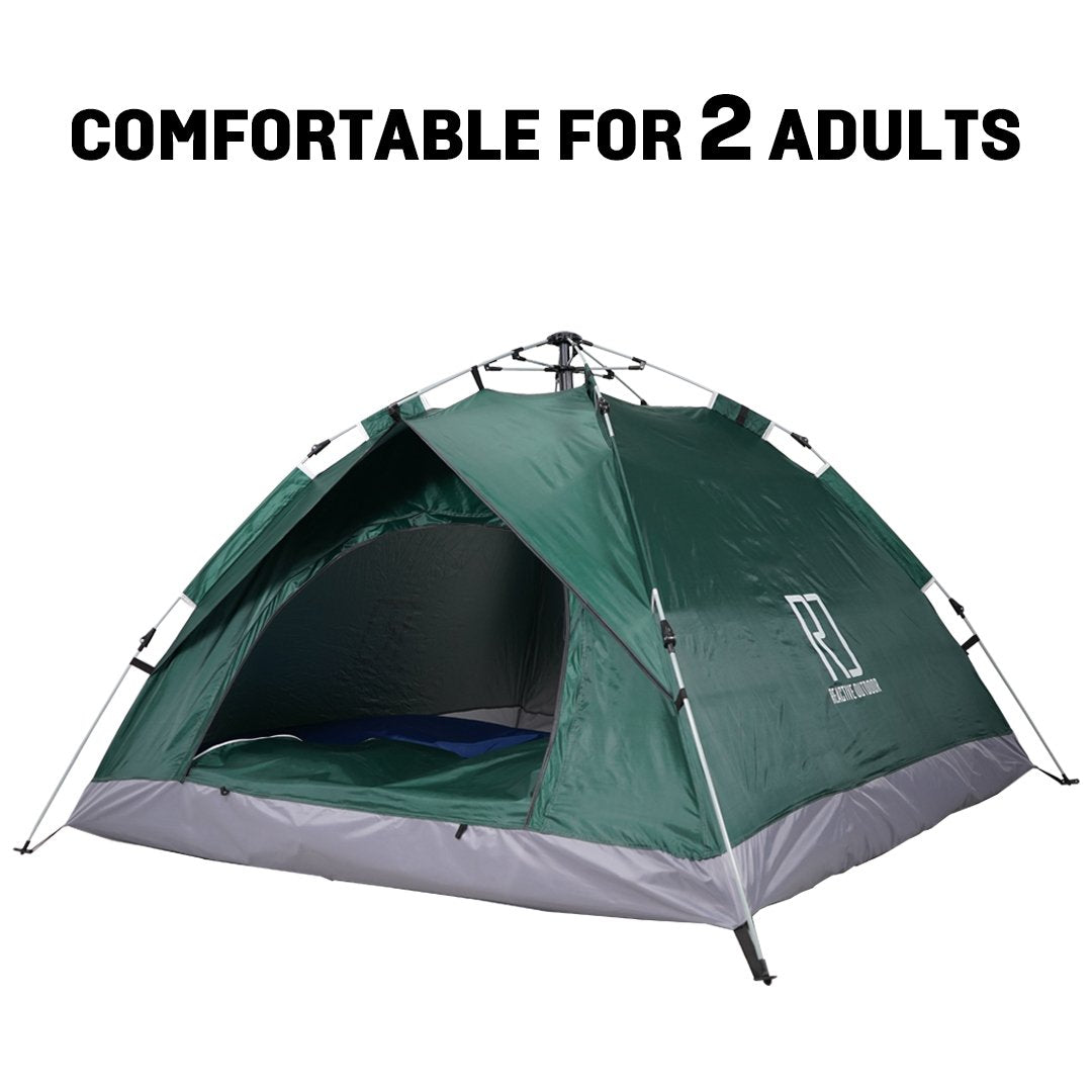 Instant Pop Up Camping Tent Family 2 4 Person Auto Tent Waterproof Reactive Outdoor