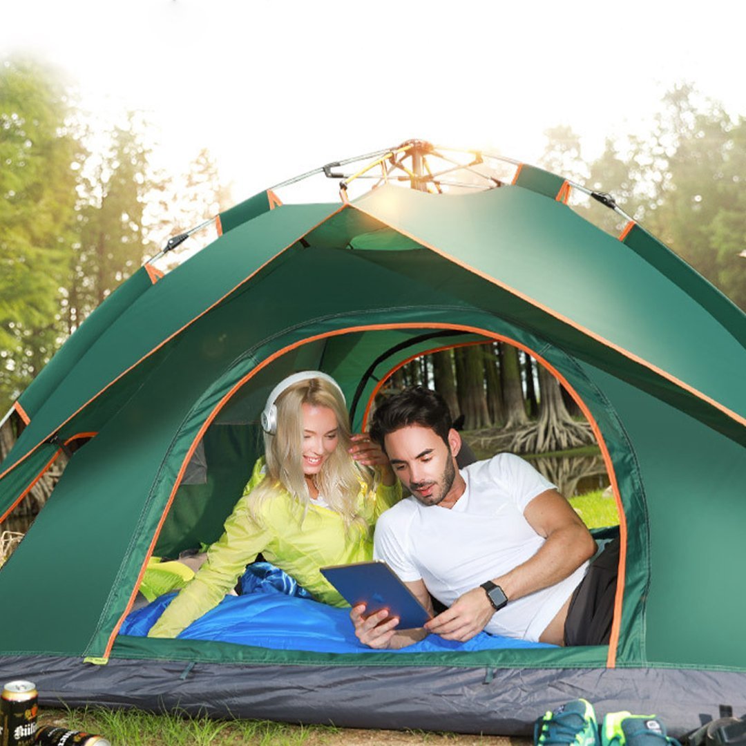 1 Small-Sized + 1 Large-Sized 3 Secs Tent (Family Package, CA)