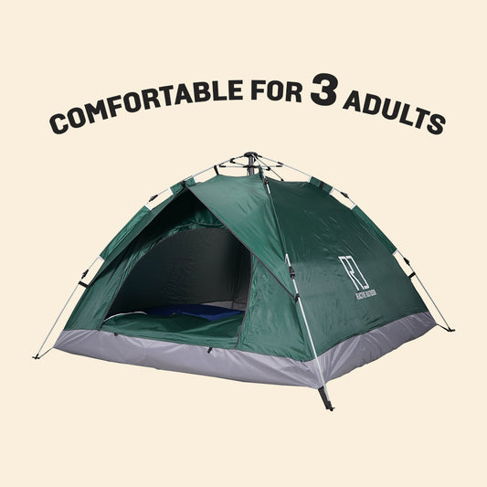 Large-Sized 3 Secs Tent. (Comfortable for 3 Adults)